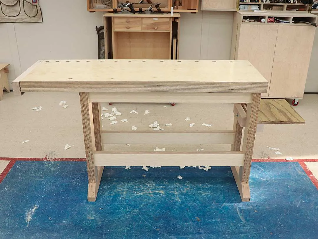 The Cosman Workbench: Baltic Birch Plywood Top - 31" Height