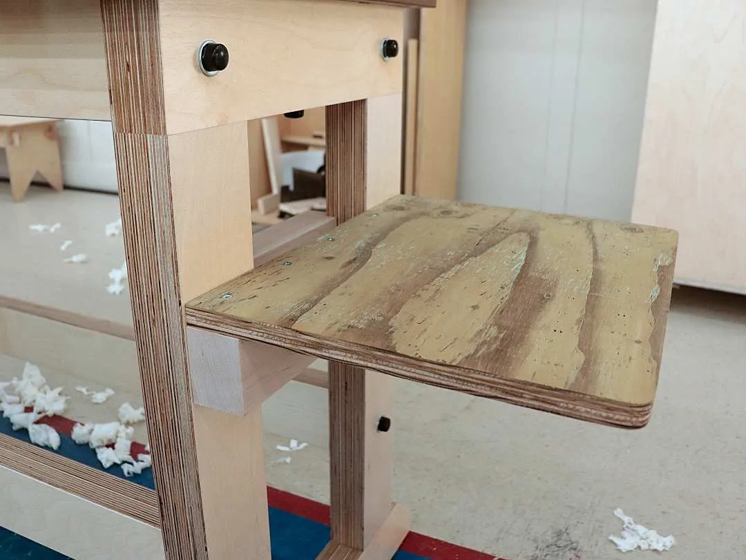 The Cosman Workbench: Baltic Birch Plywood Top - 31" Height