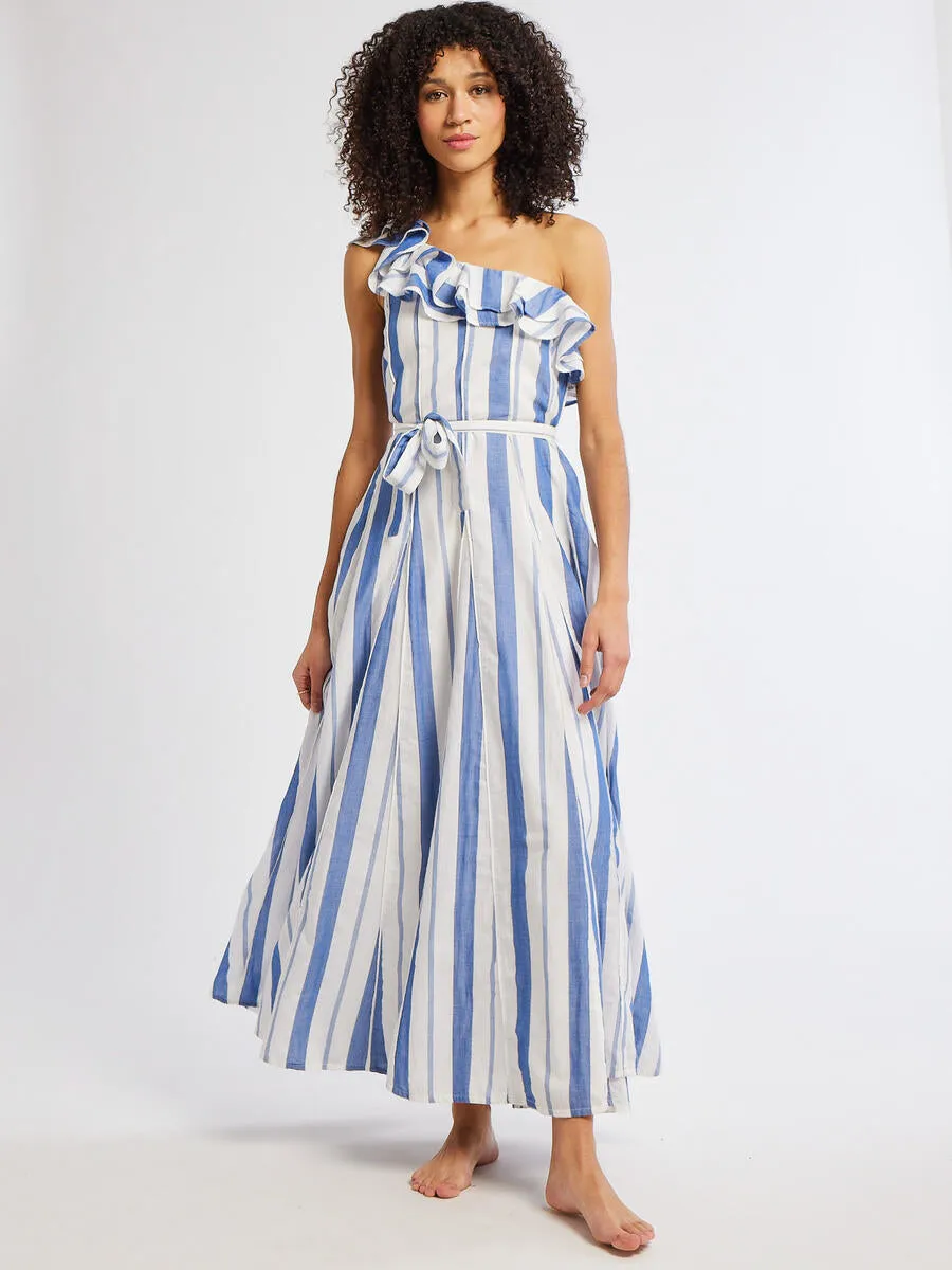 Yvonne Maxi Dress - Nantucket Stripe