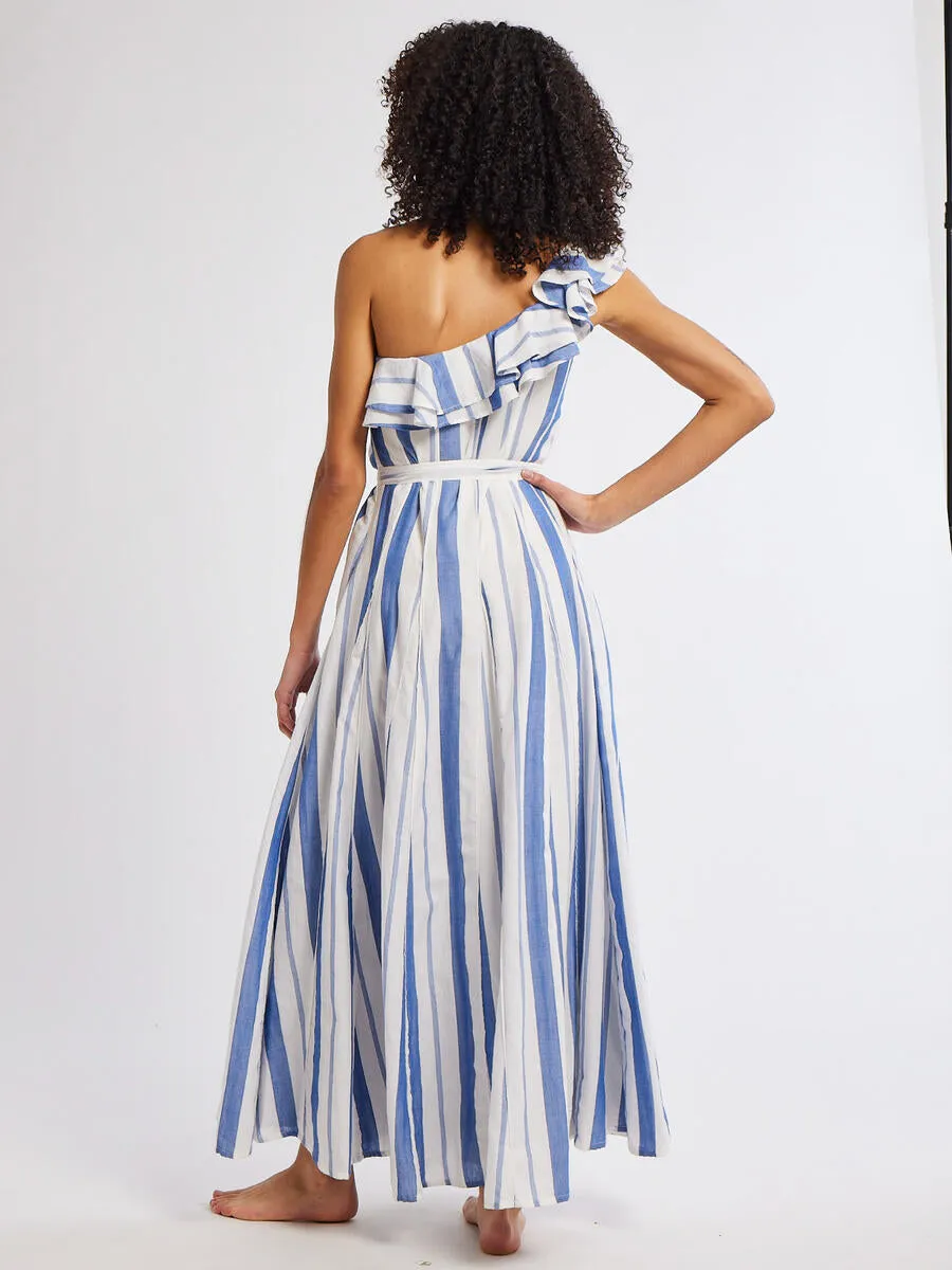 Yvonne Maxi Dress - Nantucket Stripe